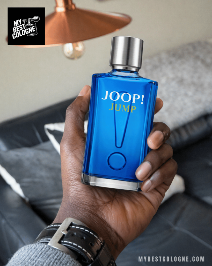 Joop! Jump Bottle in hand
